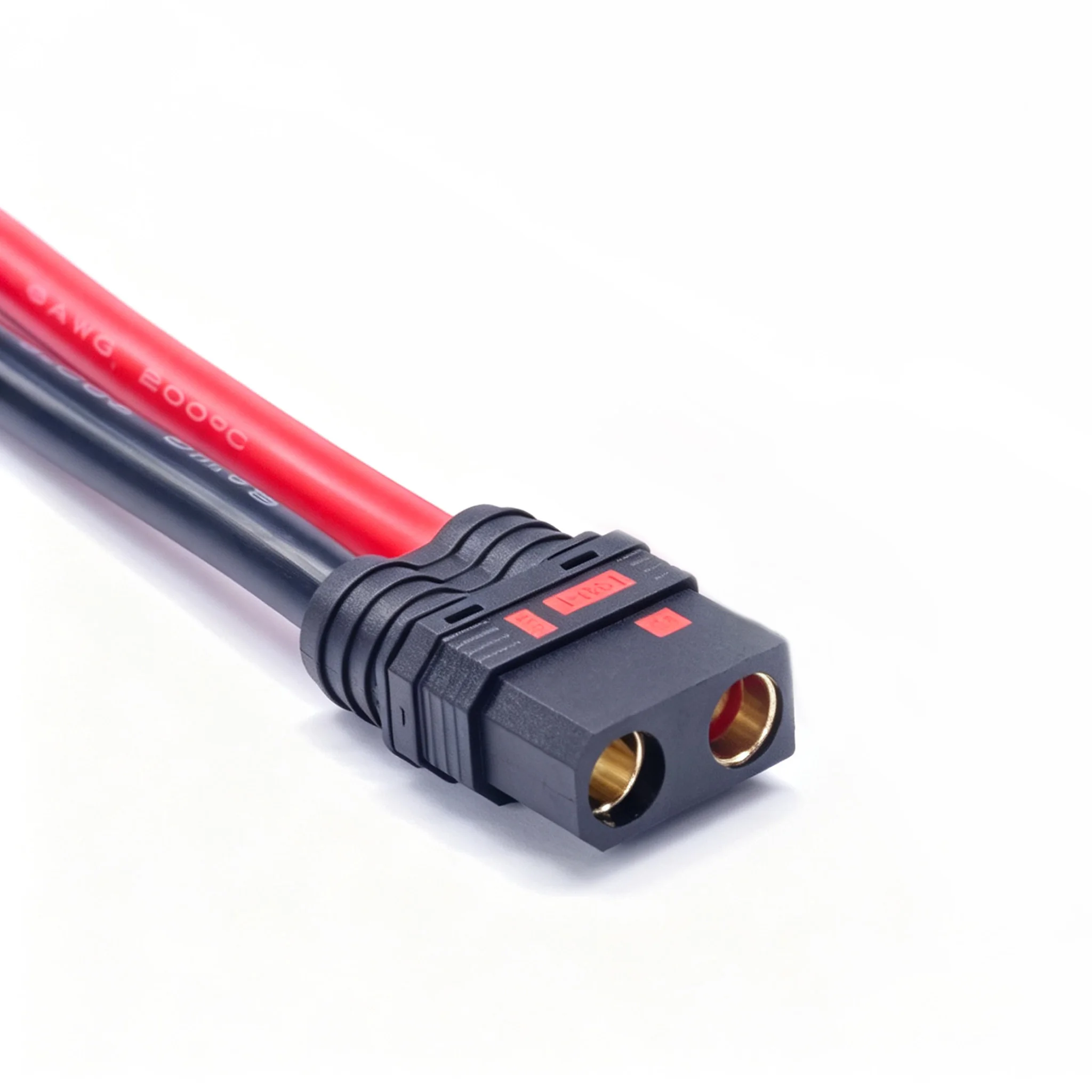 Free Shipping TS8 High Current Gold Plated Battery Connector with T38 Protective Sheath for RC Lipo Battery FPV Drone