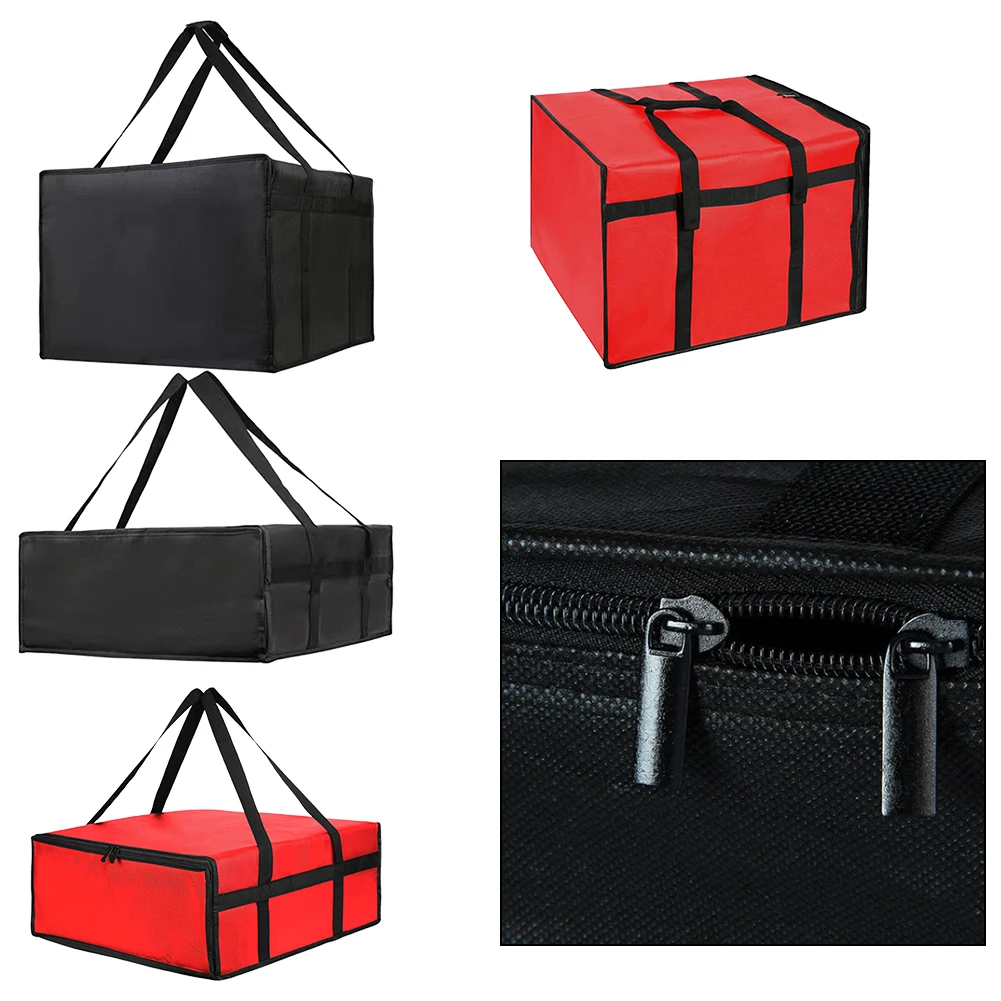 High Quality Insulated Pizza Delivery Bag Food Bag Insulated Grocery Bag Large Capacity Waterproof Convenient To Use