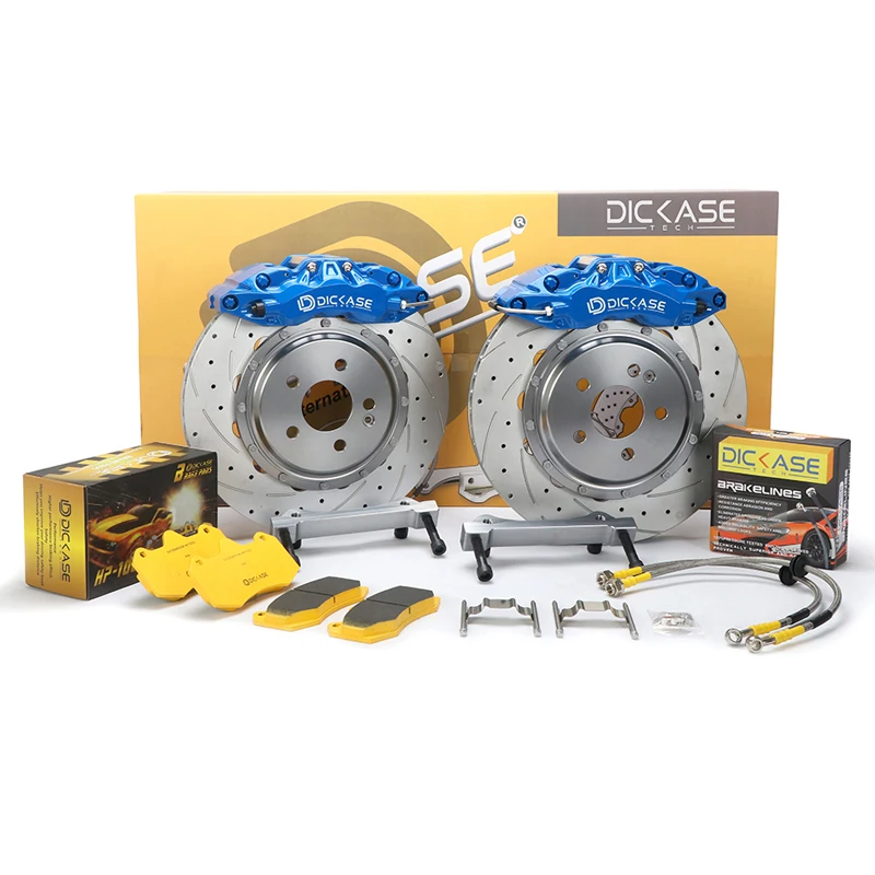 

Dicase Big Brake Calipers 6 Pistons Racing Auto Part with High Carbon Alloy Disc Rotor for Audi A6 C6