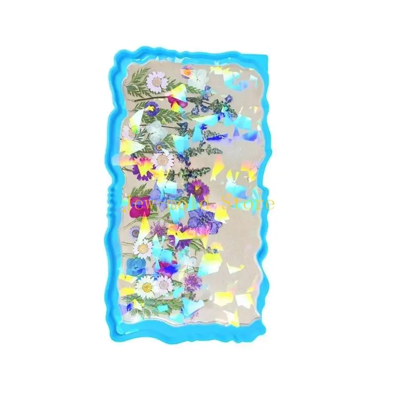 

C71B Silicone Mold for Coaster Making Easy to Clean Silicone Mold Rectangle Tray Mold