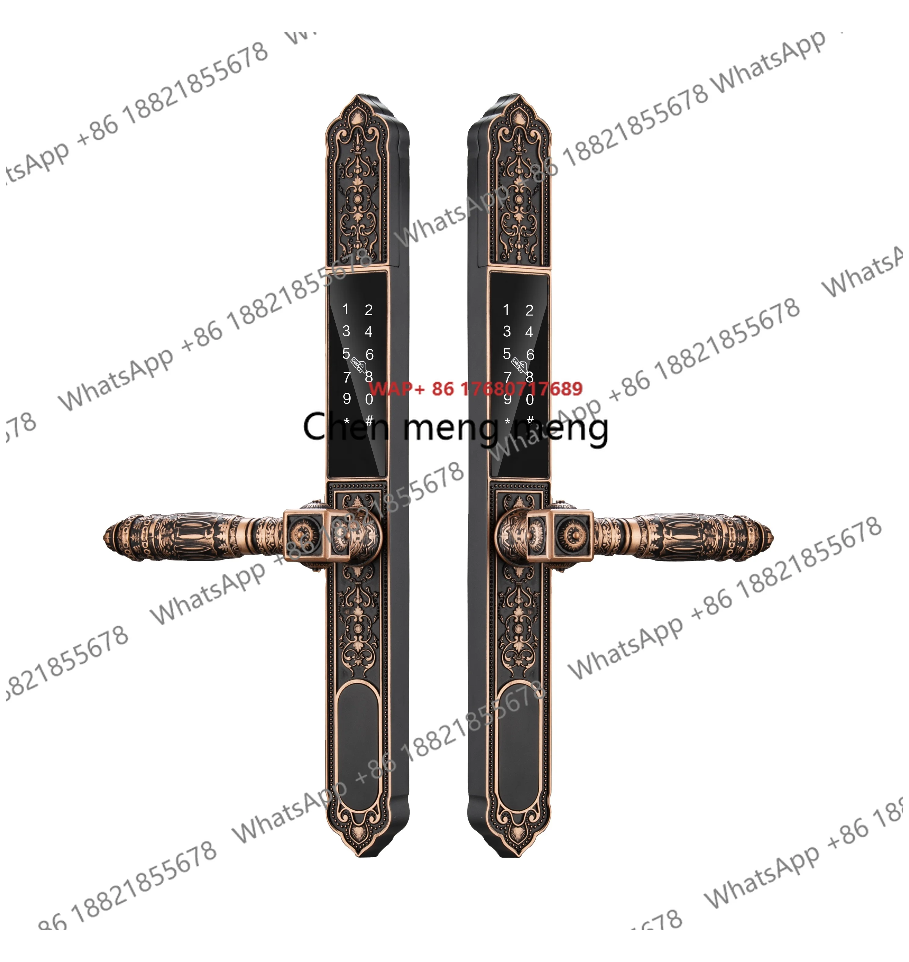 

Patio Fence Smart Lock with Fingerprint Recognition Can Use Door Locks