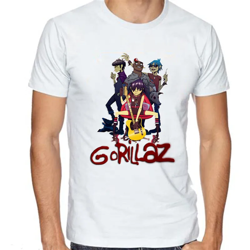 Music Band Gorillaz Patches for Clothes Heat Transfer Thermal Stickers DIY T shirt Iron on for Woman Jackets Fashion Appliqued