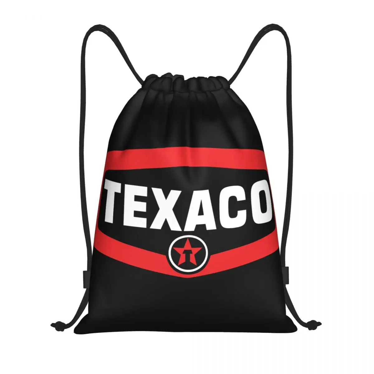 

Texaco Logo Multi-function Portable Drawstring Bags Sports Bag Book Bag For Travelling