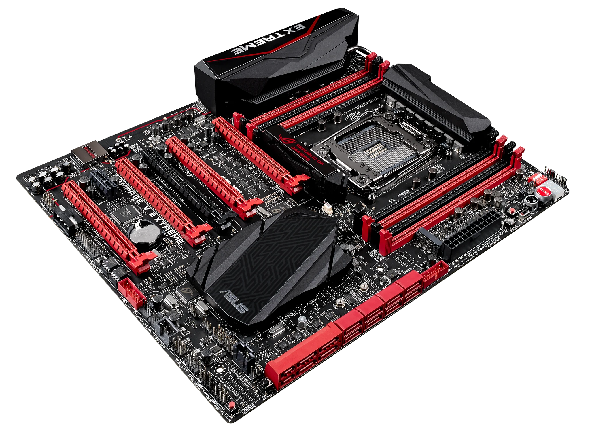 Asus RAMPAGE V EXTREME X99 اللوحة LGA 2011-V3 DDR4 128GB دعم Core i7-6950X 5930 1620-v3 1660-v4 2630L-v3 2680-v3 وحدة المعالجة المركزية