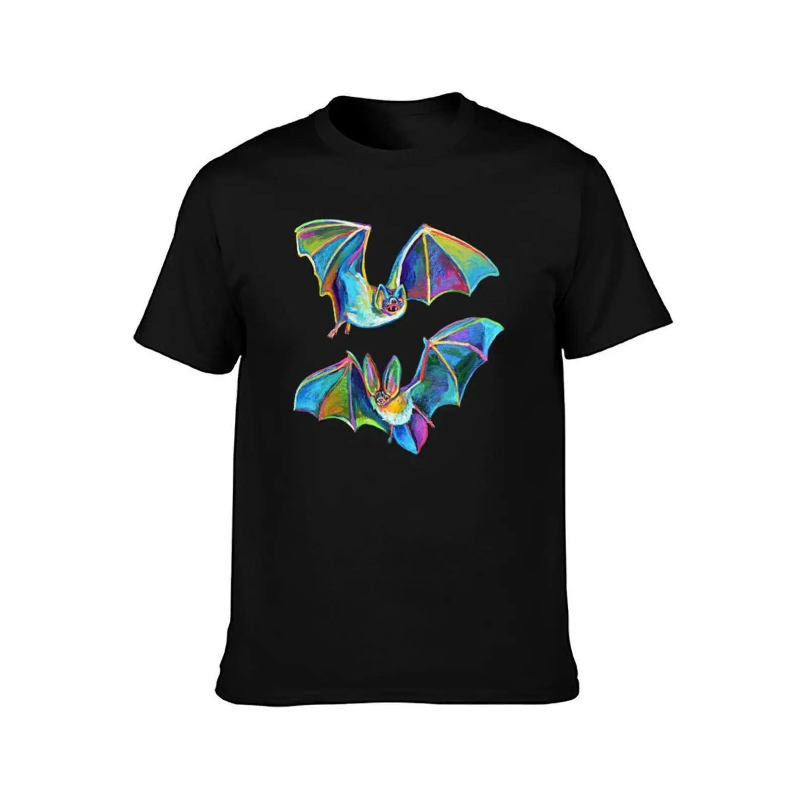 Halloween Bat Brothers by Robert Phelps T-Shirt Big Size Simple T-Shirt