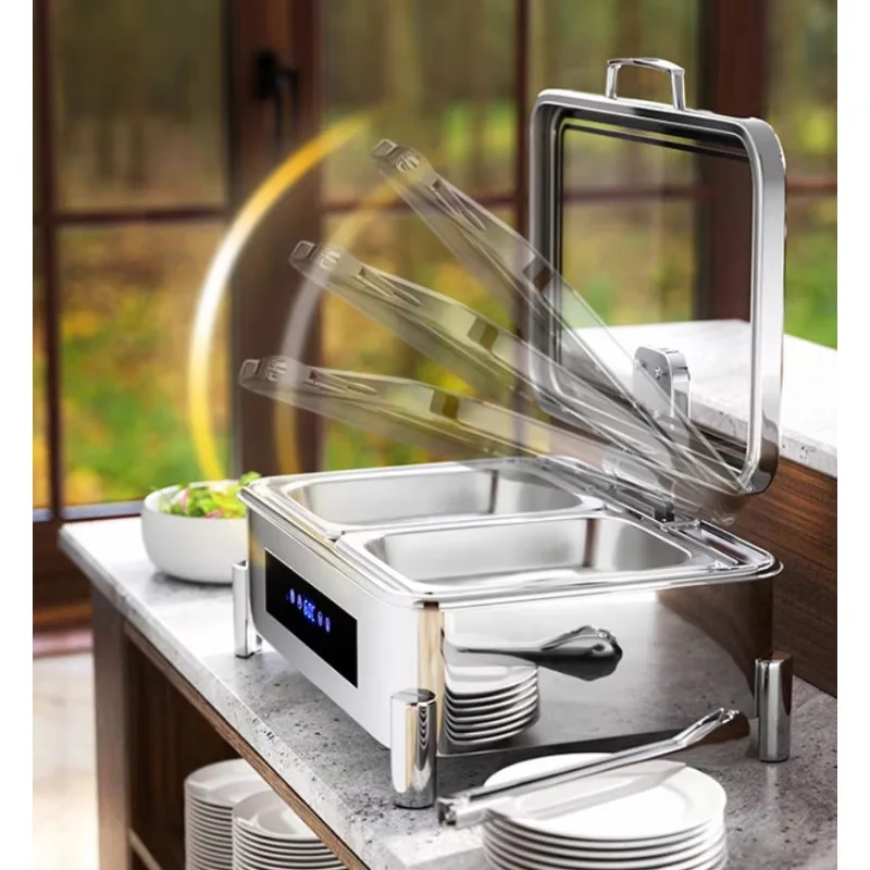 Buffet Service Station Buffet Equipment for Restaurant Self Service Buffet Stove Long Lasting Optimized Performance Stainless