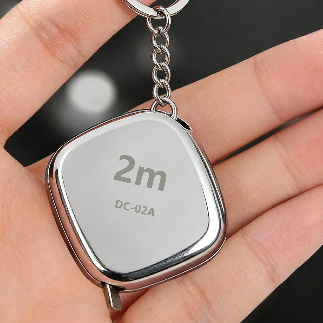 2m Mini Tape Measure Keychain Small Measuring Tape Ruler Gift Measuring Tool Waist Measurement Tape