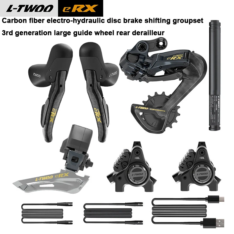

LTWOO eRX 3rd-Gen Wireless Electronic Road Groupset, 10–12-Speed, Updated Carbon Fiber Electronic Shifting System