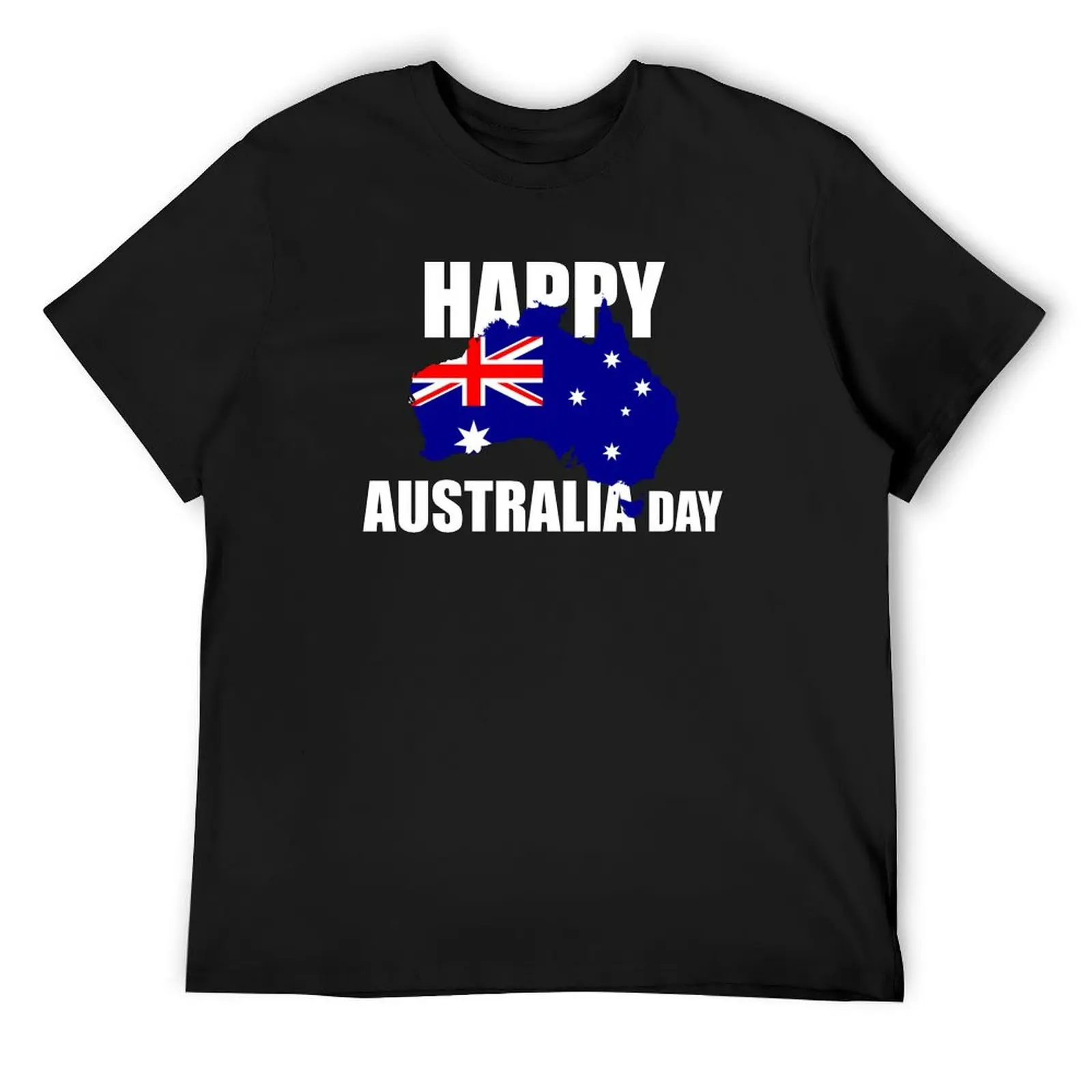 Happy Australia Day T-Shirt vintage basketball graphic tees customs design your own man t shirt compression shirt men