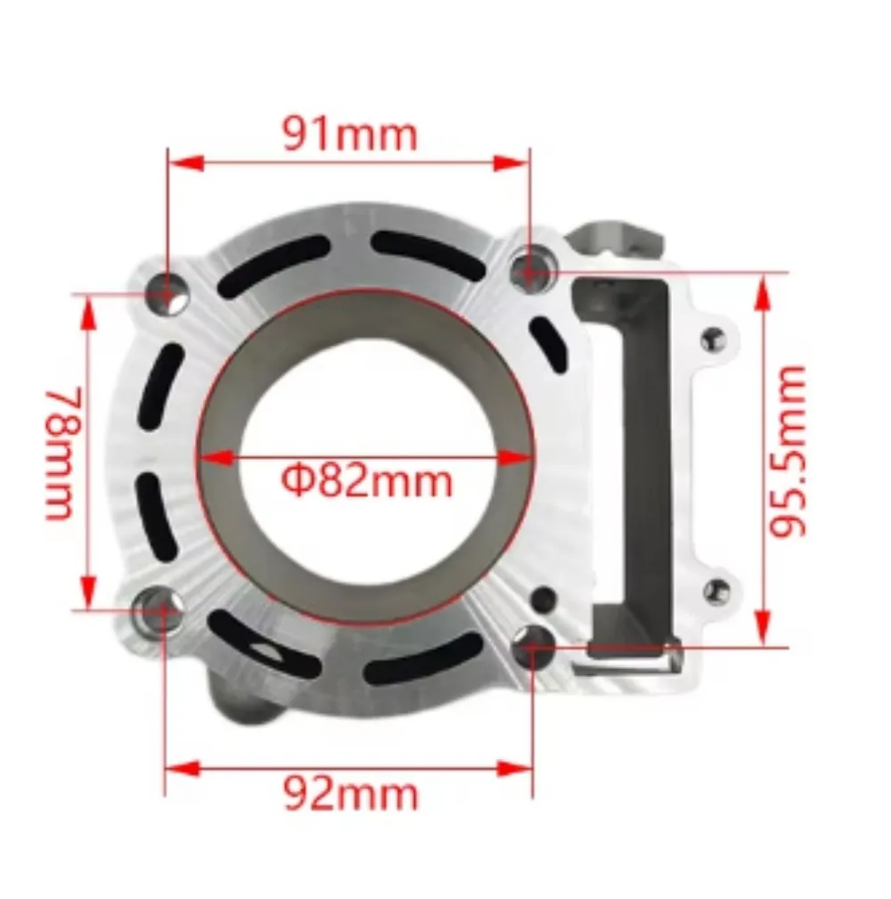 84mm Big Bore NC250 To 300 Cylinder Engine Cylinder Block Piston Ring Gasket For ZS177MM NC 250cc Upgrade 300cc