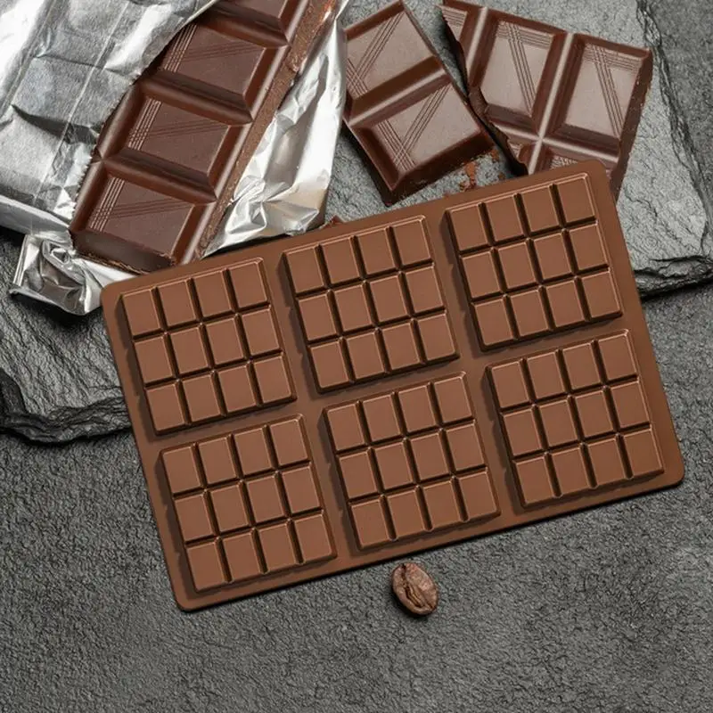 

Formy do czekolady Deep Silicone Snap Chocolate Bar Molds 6-worowa forma do serników i budyniów Silikonowe formy do prętów