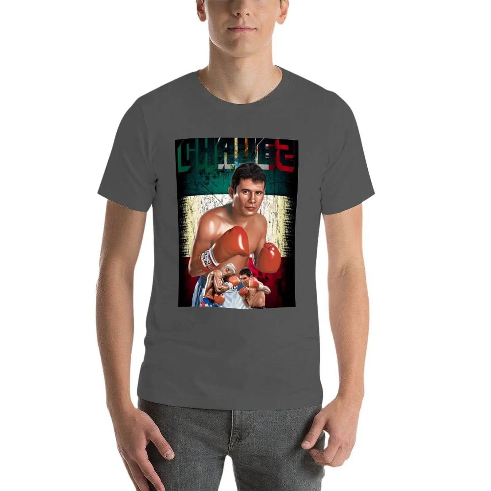 تي شيرت جوليو سيزار شافيز إل جران كامبيون دي ميكسيكو تي شيرت رجالي قطن 100% مضحك تي شيرت قطن تي شيرت #4