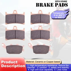 Front Rear Brake Pads Disc Set For YAMAHA MT09 MT 09 MT-09 Tracer 900 ABS 847cc 3 Cyl Engine 2015 2016 2017 2018 2019 2020 2021