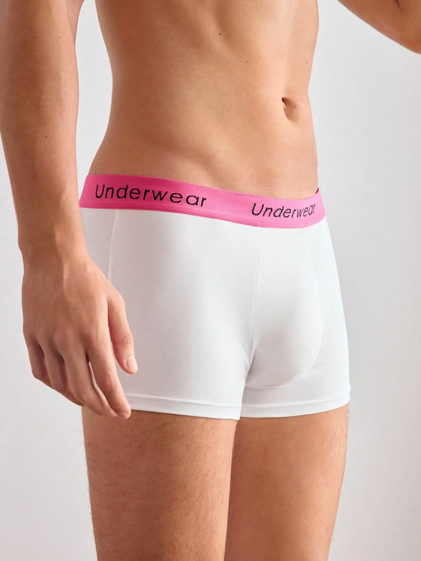 

Мужские трусы-боксеры однотонные с удобным поясом