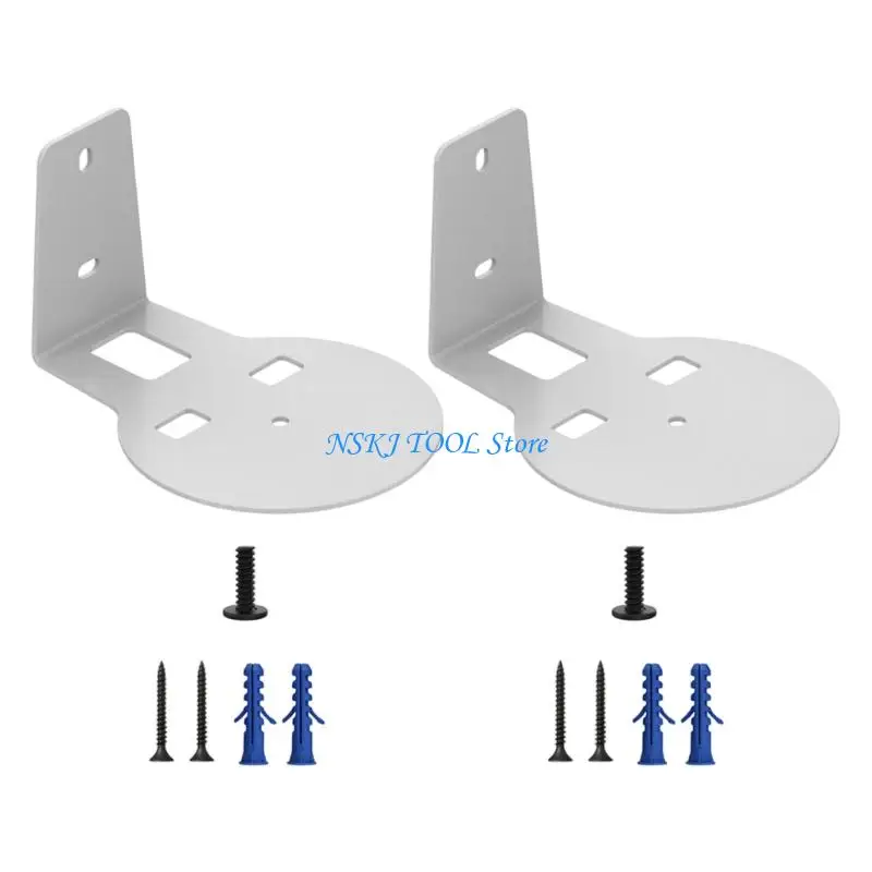 L8RC Metal Wall Mount Brackets Adjustable Angles for Home Theater Audios System