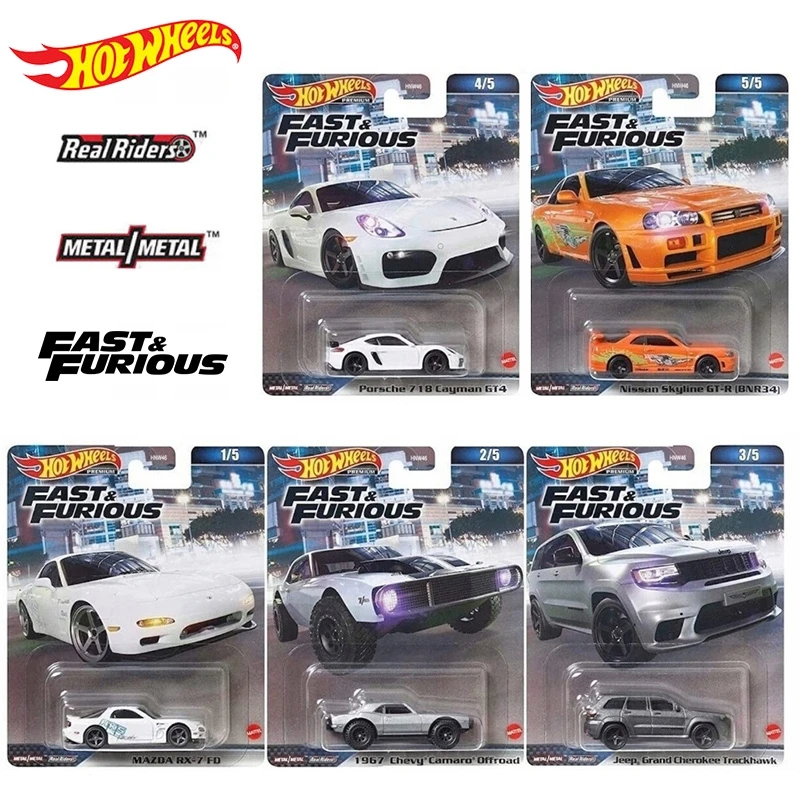 Hot Wheels-Coche de juguete modelo Lamborghini, Jeep Dodge Charge, Chevy, Toyota, Nissan, Jaguar, Plymouth, regalo 2023, Fast Furious, 1/64