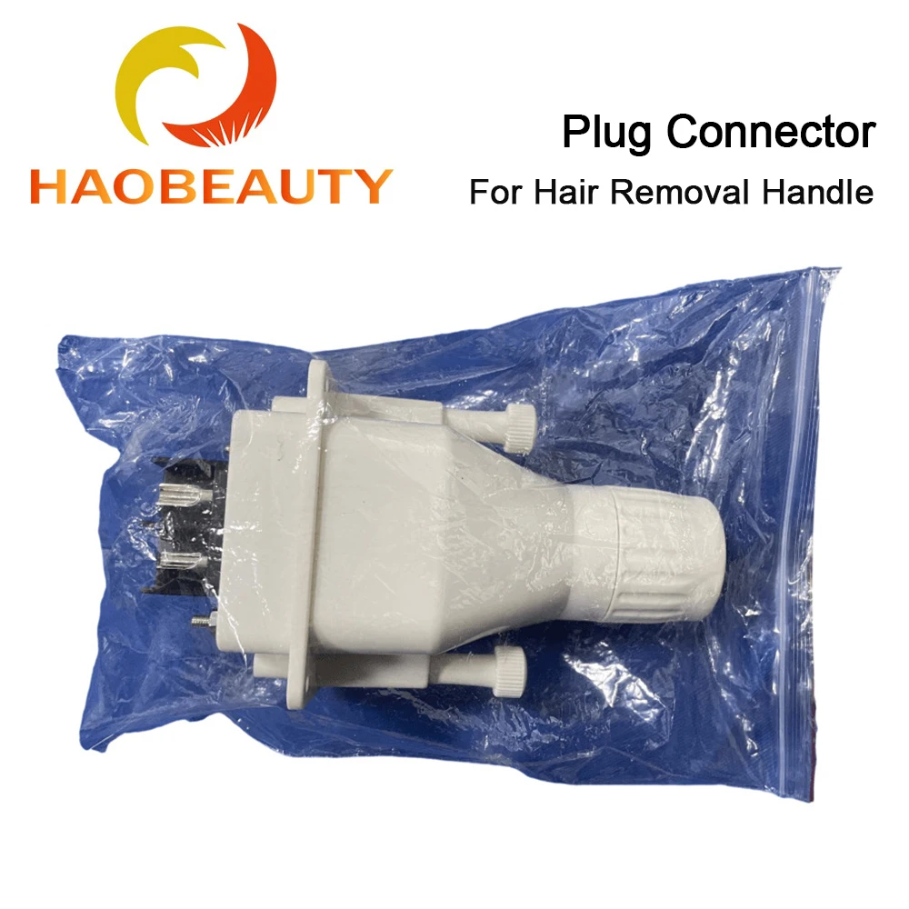 Haobeauty Connector Plug for IPL RF OPT E-Light RF YAG Laser Hair Removal Machine Install Handle Beauty Spare Parts