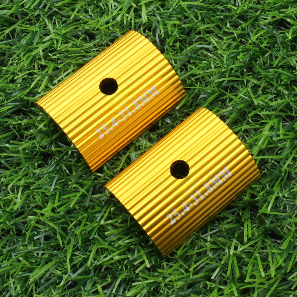 2pcs Bicycle Spacers Aluminum Alloy Handlebar Stem Reducer Durable Bike Handlebar Adapter Conversion Shim For Oversize Stem