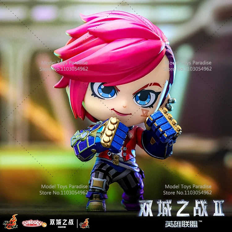 HOTTOYS COSB1101-1102 10CM Scale Classic Animated Characters Jinx Vi Arcane：League of Legends Full Set Soldier Action Figure