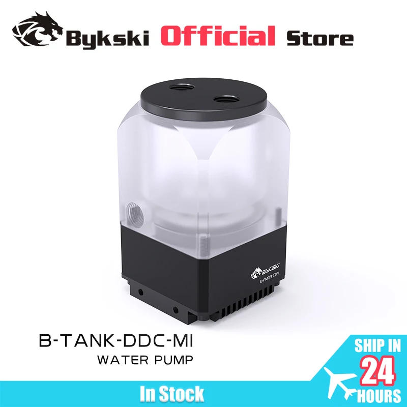 

Bykski DDC Combo Pump + Reservoir Maximum Flow Lift 6 Meters 600L/H Compatible DDC Cover Radiator Water Tank Length 67mm