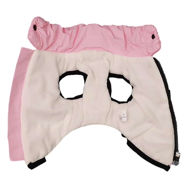 Winter Pet Jacket with Harness for Small Dog Cat Clothes Waterproof Puppy Coat Chihuahua Pug Outfits High Collar Pet Clothing