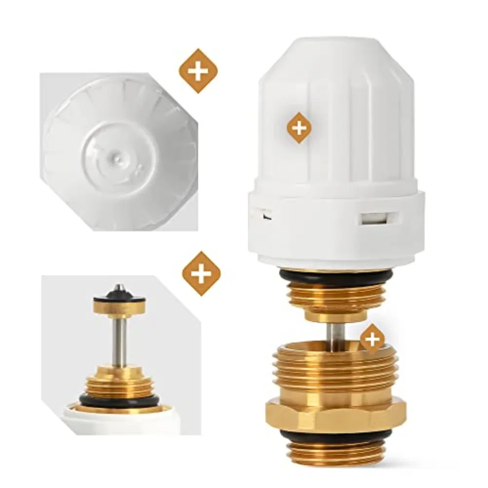Heating Regulation Valve Automatic Spring Return Valve Easy Manual Adjustment Floor Heating Valve Automatic Needle Valve Core