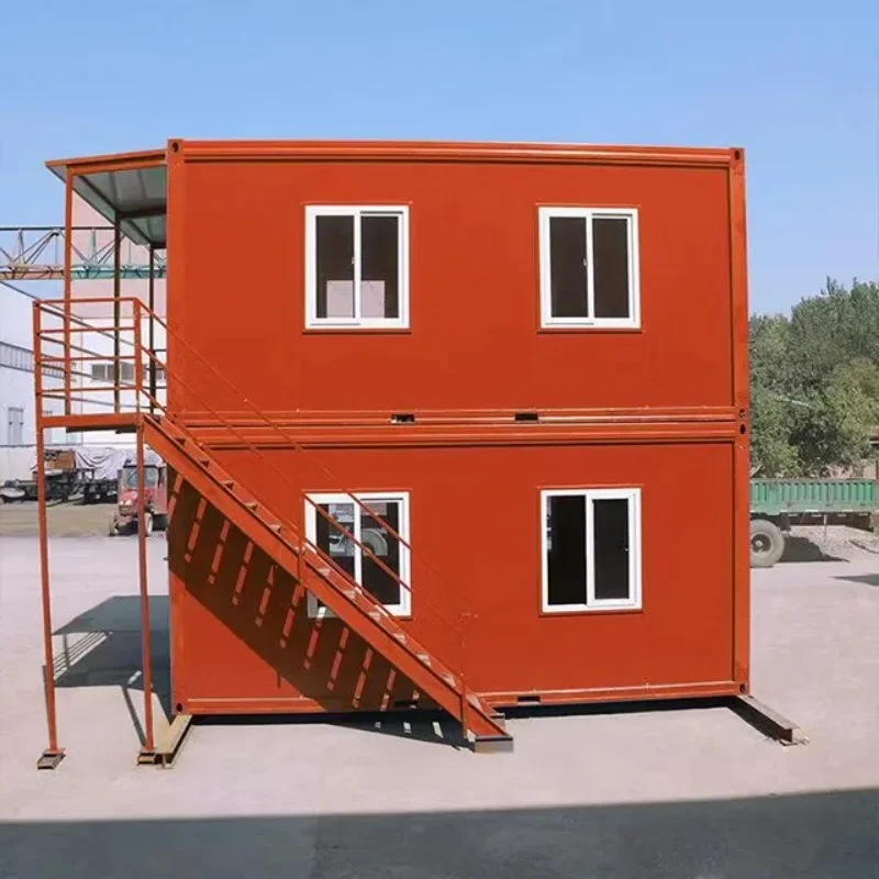 Casa Container espandibile portatile moderno modulare Mobile prefabbricato facile da montare uffici magazzino in acciaio zincato fienile