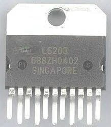 

Free shipping 10PCS/LOT L6203 ZIP-11 IC DRIVER FULL BRIDGE MULTIWAT 5A 12 V 48 V NEW