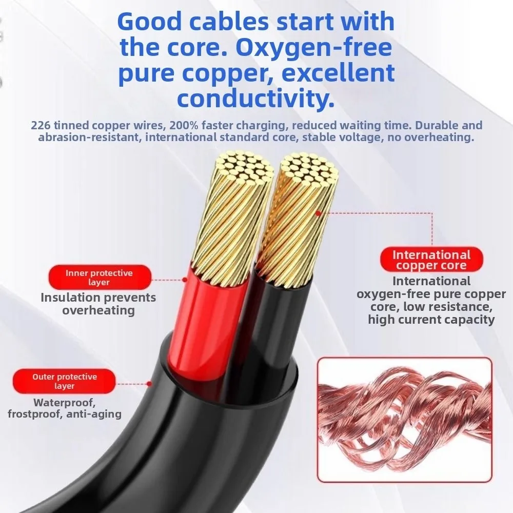 20/45/65cm Electric Vehicle Charging Black 36V Lithium Battery Interface Power Cord Male Female Plug Power Connector Cable