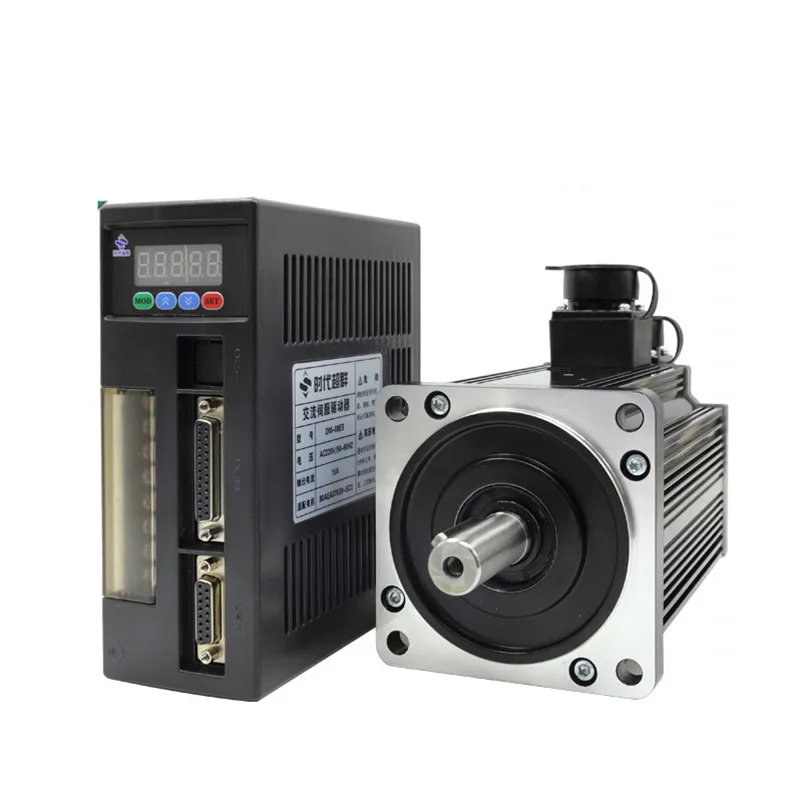Quality 80ST-M02430 servo motor 80ST with AASD-15A controller 220V AC 750W 3000rpm 2.39Nm AC servo motor