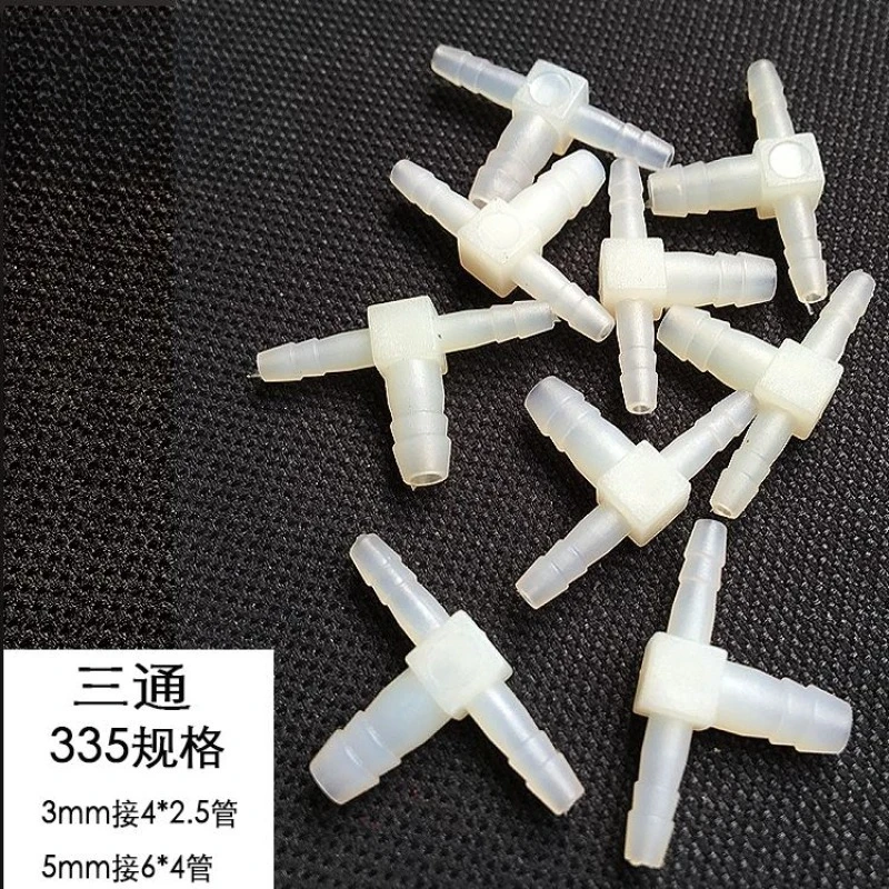 30Pcs Lab Turbine Plastic Water Pipe Joint Takeover Line Pipe Multi-pass 3-way 2-way Through. Best Tool