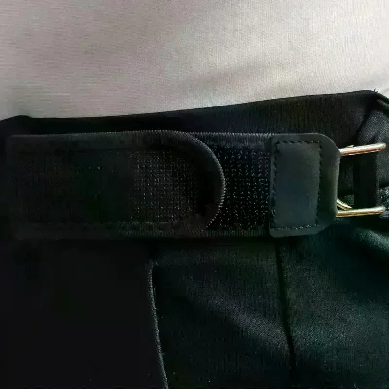 Buckleless Belt Hook Adjustable Metal Hook Elastic Belt Unisex Buckle-Free Invisible Waist Belt Closure For Outdoor Work