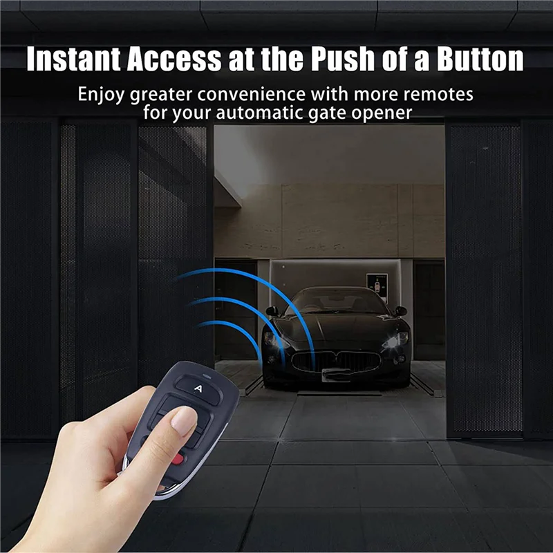 15 Universal 433 MHZ Cloning Remote Control Keychain,Duplicates Remote Controls Replacement Garage Door Opener-A74Z
