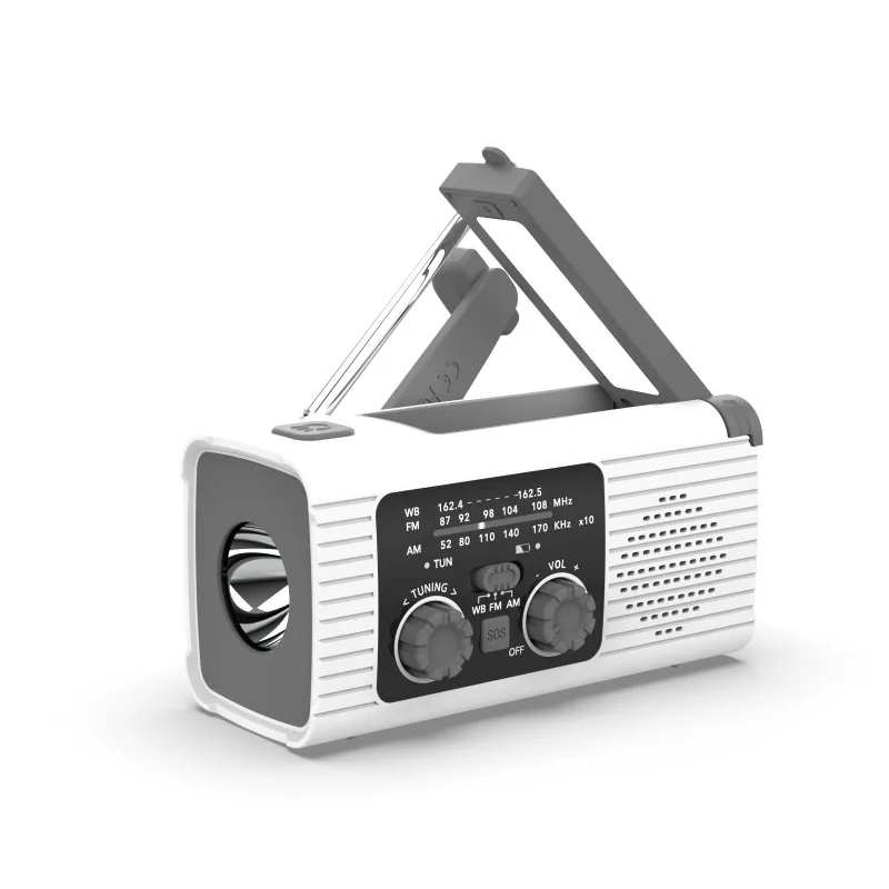 

Multifunctional Japanese Solar Hand Crank Charging Mobile Phone Emergency Radio Lighting Disaster Prevention Radio