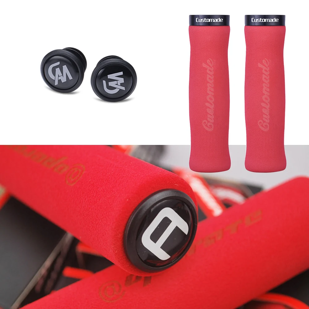 Bicycle Grips Super Light Non-Slip Shock Road Handle Bike Protective Gear Soft Anti-skid Sponge Foam Grip Bike Accessories