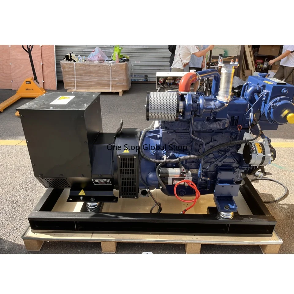 3 Phase Single Phase Weichai Marine Generator 40kw 50Hz/60Hz 380V-400V with Good Price