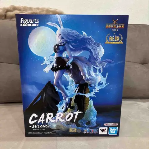 Stokta Orijinal BANDAI Figuarts ZERO EXTRA BATTLE One Piece Sulong Havuç Figürü Anime Model Oyuncak