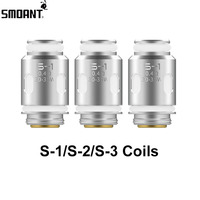 Original Smoant SANTI Coil For Charon Baby Plus Pod Kit S-1 DL 0.4ohm S-2 RDL 0.6ohm S-3 MTL 1.2ohm RBA Replacement Core