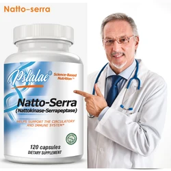 Organic Nattokinase Serine Peptidase, Supports A Healthy Immune System, Gluten Free, Non-GMO 120 Vegetarian Capsules