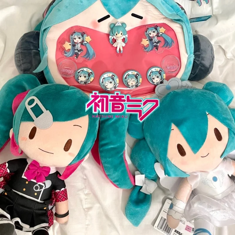 

Hot Sega Hatsune Miku Snow 2024 Fufu Super Doll For Girlfriend Day Tour Future Magic Future Cherry Blossom Falling Birthday Toys