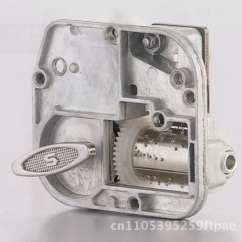 Saiyang Music Box Metal Craftsmanship Winding Chain Drive Modern Minimalist Style Playable without Battery Customizable Song