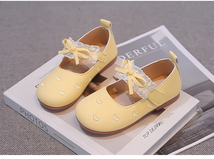 Kinder-Lederschuhe mit süßen Schleifen, flache Mädchenschuhe, lässig und vielseitig, 2026 brandneue Kinder-Mode-Tanzschuhe mit weicher Sohle – Detail 12