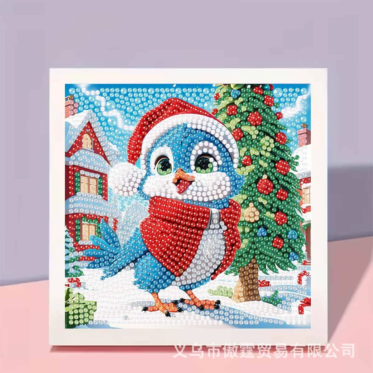 Christmas Series Diamond Painting, DIY Handmade Diamond Art Kit, Cartoon Style, Perfect Gift for Stall, Night Market