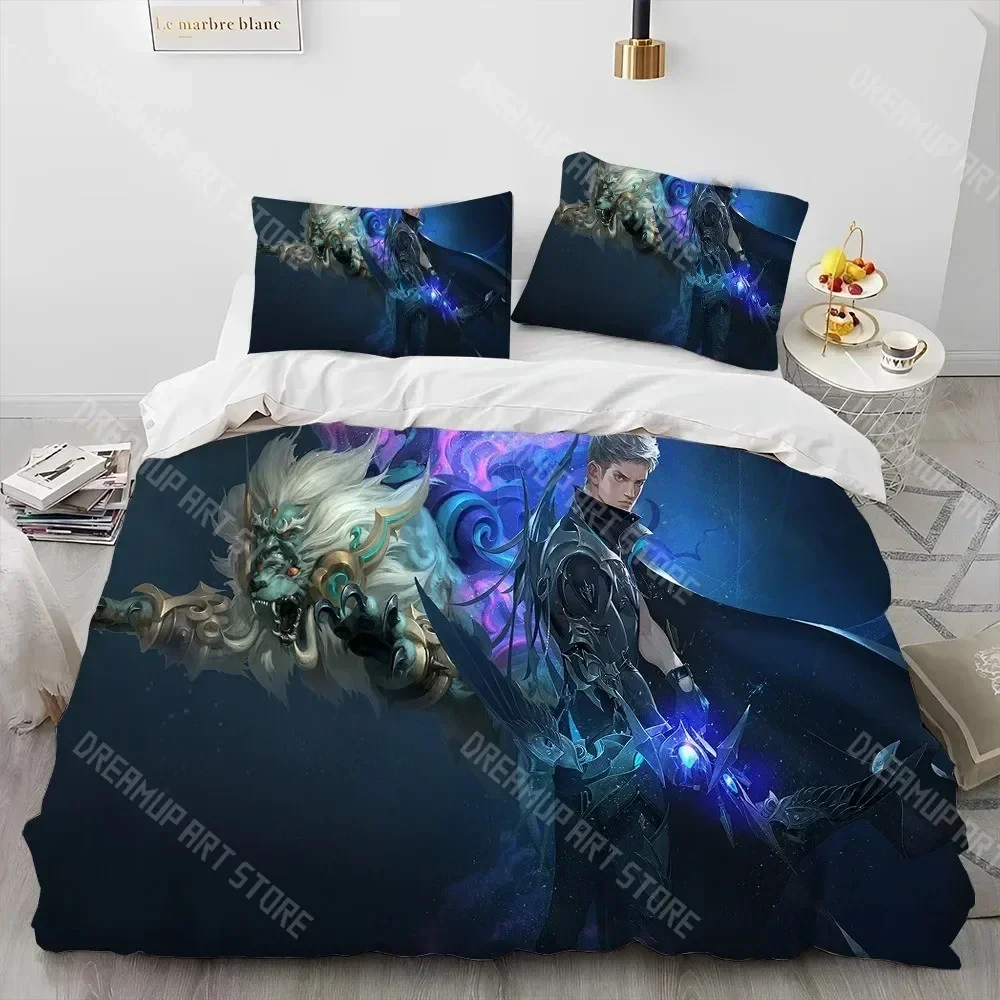 Exquisite 3D Lost Game A-ARK Gamer Cartoon Comforter Bedding Set,Duvet Cover Bed Set Quilt Cover Pillowcase,king Queen Size