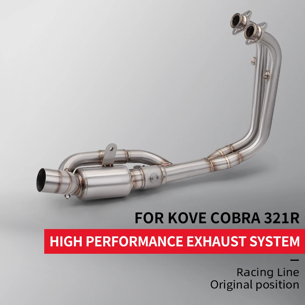 

FOR KOVE COBRA 321R KOVE 321RR stainless steel front end motorcycle exhaust pipe