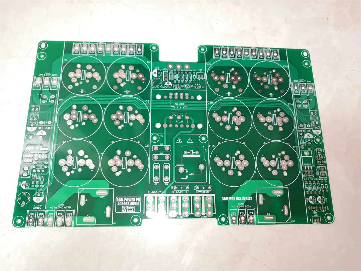 Bryston or General Horn Protection Soft Start Rectifier Filter Power Supply Board, Left and Right Channels Independent