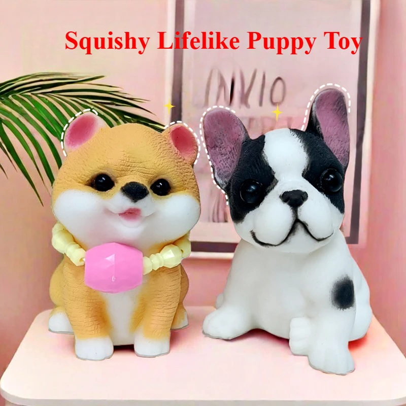 ضغط اللعب الإجهاد المخلص هدية غير سامة نطاط الكلب تململ لعبة قابلة لإعادة الاستخدام انتعاش جرو للطفل اللعب الحسي