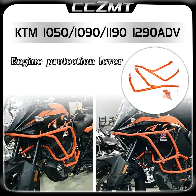 Motorcycle Upper Crash Bars Engine Guard Bumper Stunt Cage Frame Protector For KTM 1290 Super Adventure S R 1050 1090 1190 Adv