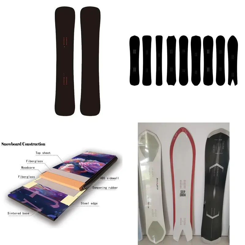 Factory Direct Winter Outdoor Sports Equipment Professional Carving Freeride Powder Snowboard with Custom Picture Logo Mold