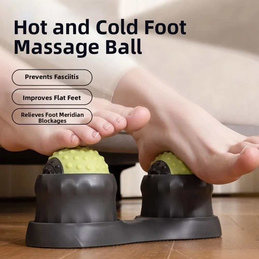 

Новый массажный мяч для фасций с функцией горячей и холодной терапии, для расслабления мышц, ручной, для массажа спины, меридианов, стоп, для йоги и фитнеса